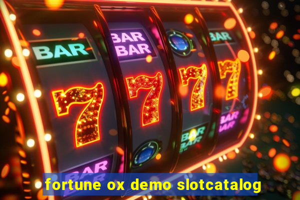 fortune ox demo slotcatalog